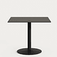 Mesa de bar 90 x 90 cm Tiaret acabado negro ESILDA - Miniatura 1