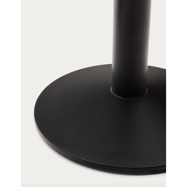 Mesa de bar 90 x 90 cm Tiaret acabado negro ESILDA 4