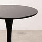 Mesa Alta de Bar Redonda en MDF y Metal Negro (Ø60 cm) Ivet Style - Miniatura 3