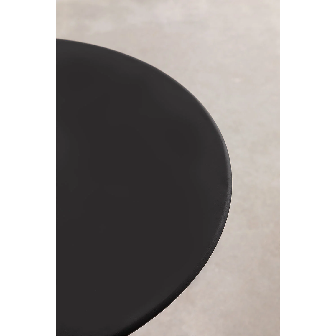 Mesa de Bar Plegable y Convertible en 2 alturas en Acero Negro (Ø59,5 cm) Dely 6