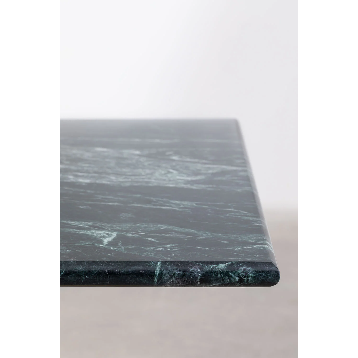 Mesa Alta de Bar Cuadrada en Mármol Verde (60x60 cm) Rocher 3