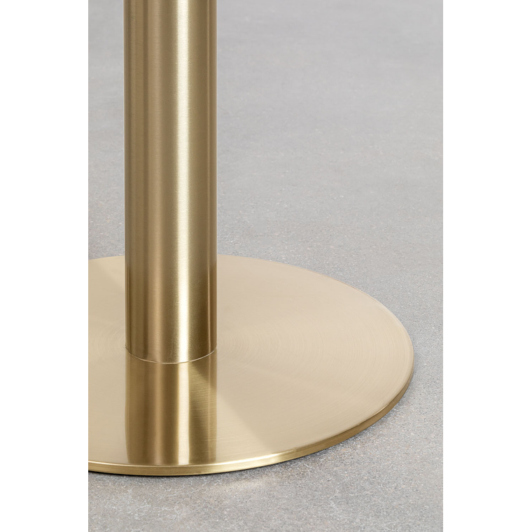 Mesa Alta de Bar Redonda en Gres Negro (Ø60 cm) Manhattan 4