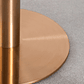 Mesa Alta de Bar Redonda en Terrazo Metal Oro Rosa (Ø60 cm) Malibu - Miniatura 3