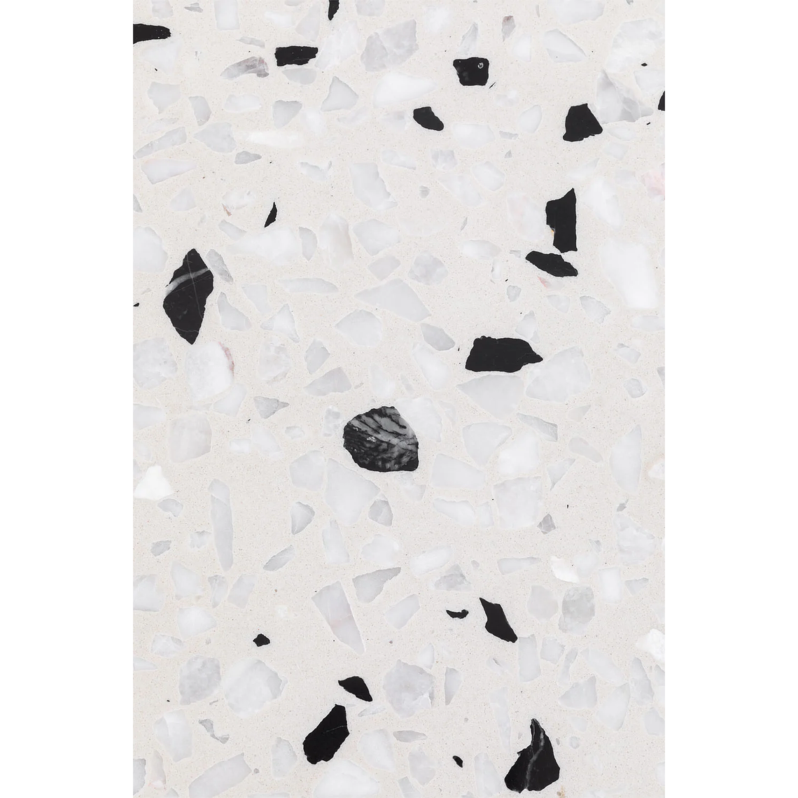 Mesa Alta de Bar Redonda en Terrazo Metal Oro Champagne (Ø60 cm) Malibu 4