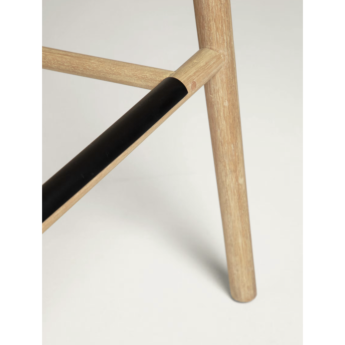 Taburete Sheryl de madera maciza de eucalipto y cuerda verde altura 79 cm FSC 100% 10