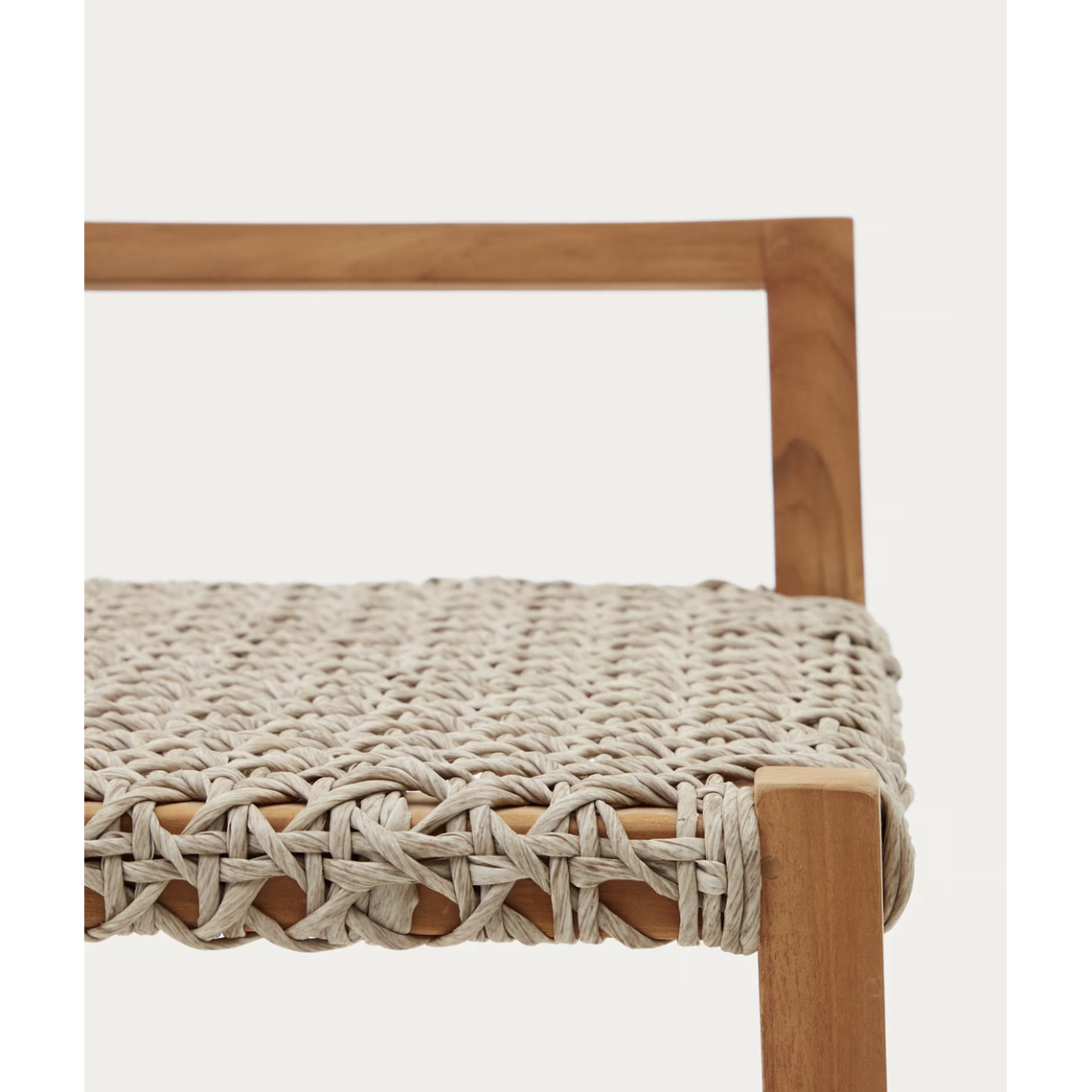 Taburete Giverola de madera maciza de teca 80 cm 2