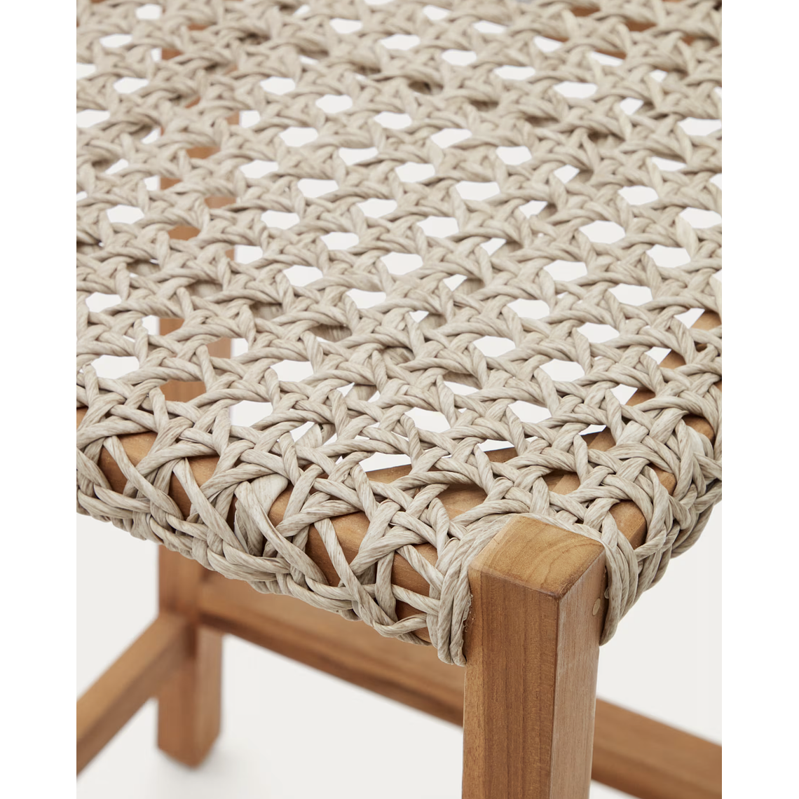 Taburete Giverola de madera maciza de teca 80 cm 3