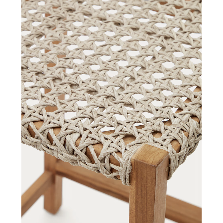 Taburete Giverola de madera maciza de teca 80 cm 3