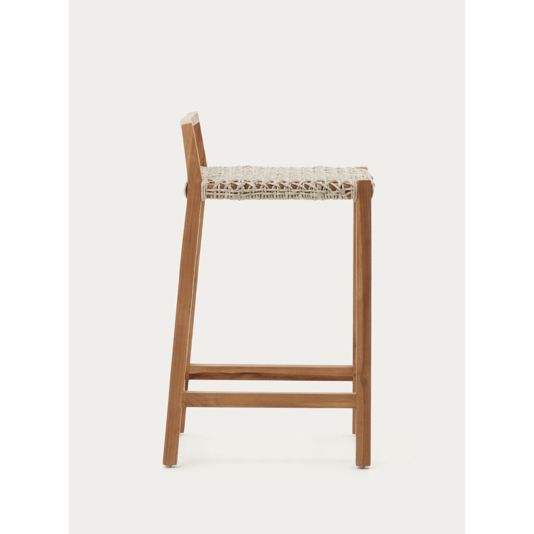 Taburete Giverola de madera maciza de teca 80 cm 4