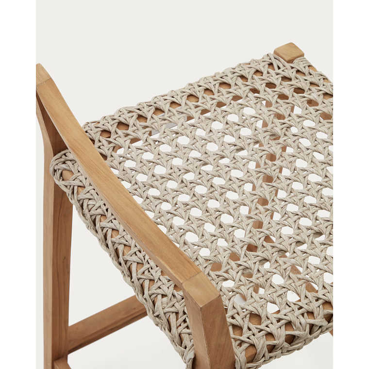 Taburete Giverola de madera maciza de teca 80 cm 5