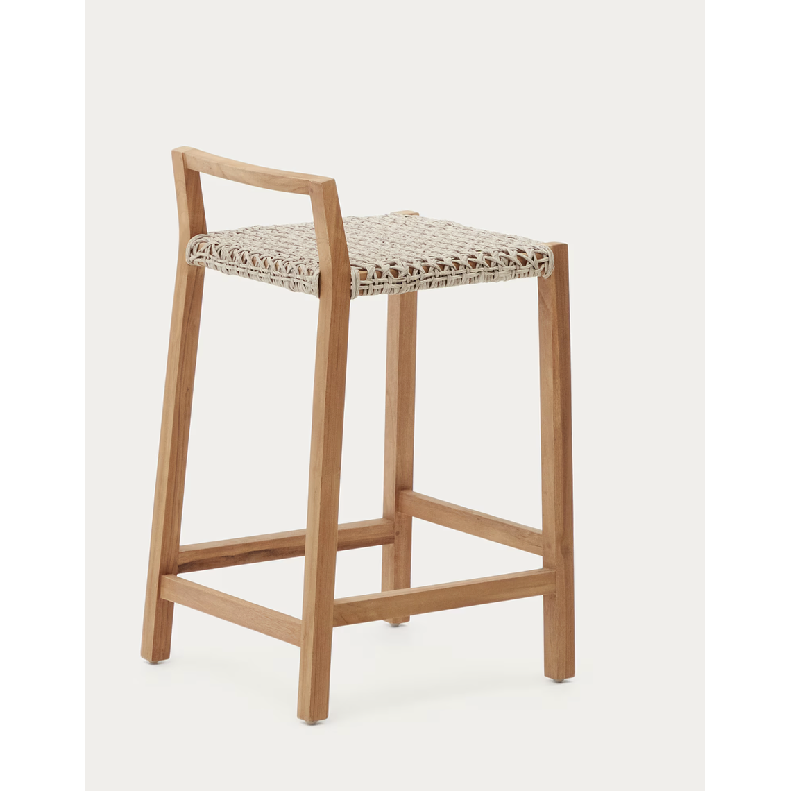 Taburete Giverola de madera maciza de teca 80 cm 6