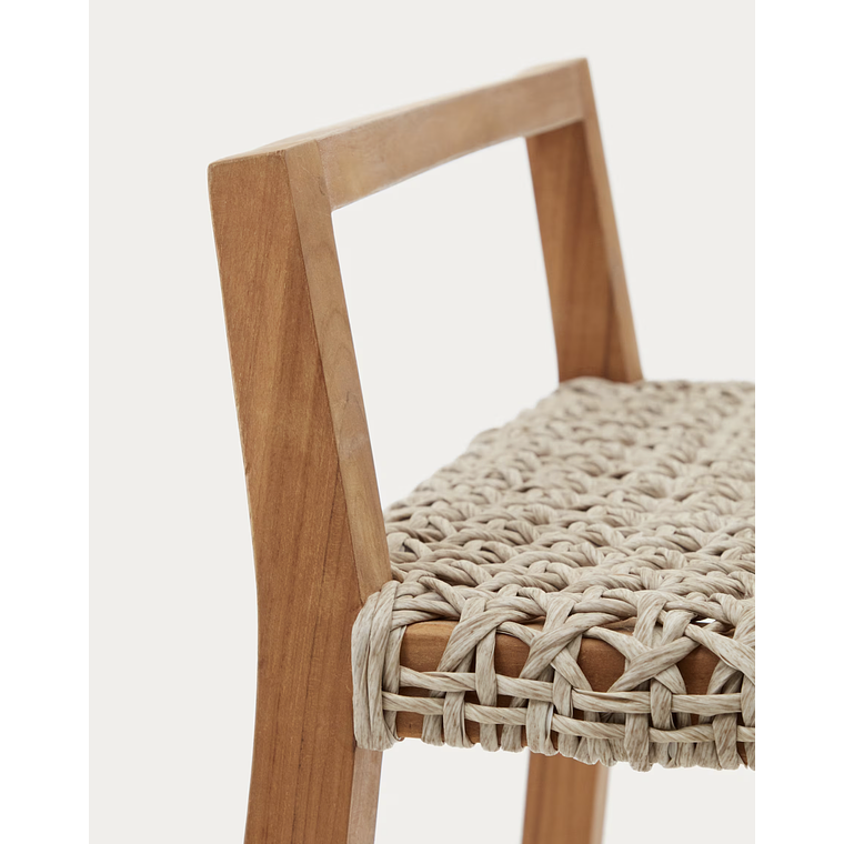 Taburete Giverola de madera maciza de teca 80 cm 7