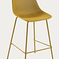Taburete exterior Quinby amarillo altura 75 cm - Miniatura 1
