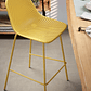 Taburete exterior Quinby amarillo altura 75 cm - Miniatura 4