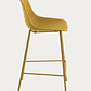 Taburete exterior Quinby amarillo altura 75 cm - Miniatura 5