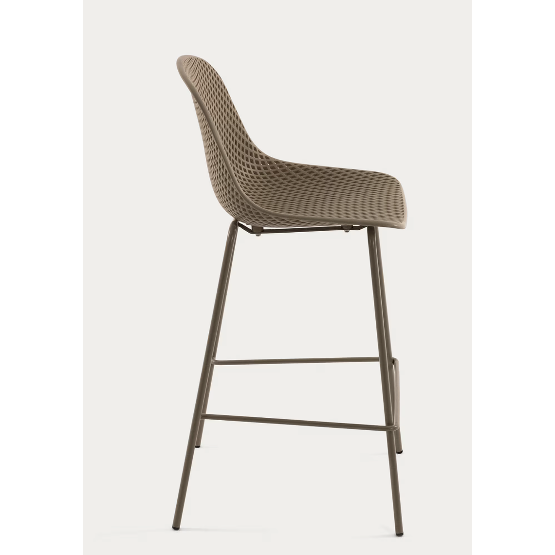 Taburete exterior Quinby beige altura 75 cm 5