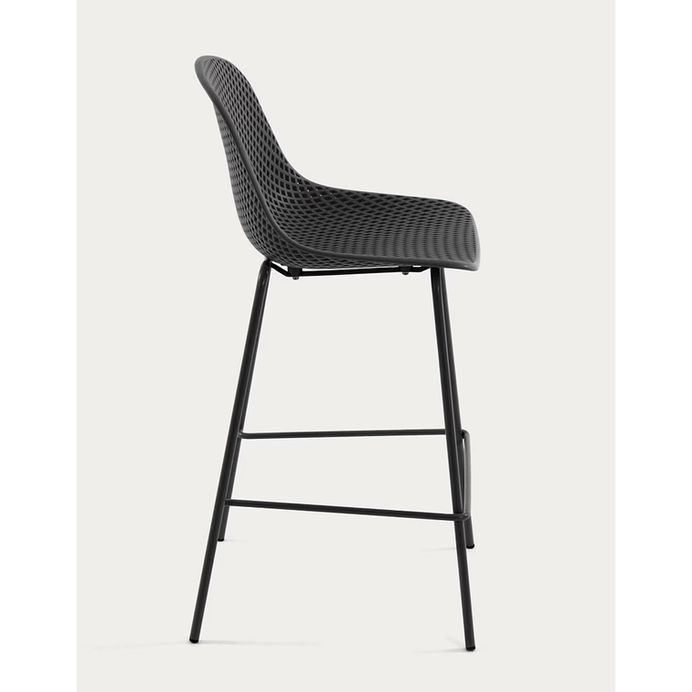 Taburete exterior Quinby gris altura 75 cm 5