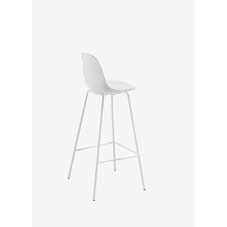 Taburete Brighter blanco altura 75 cm 4