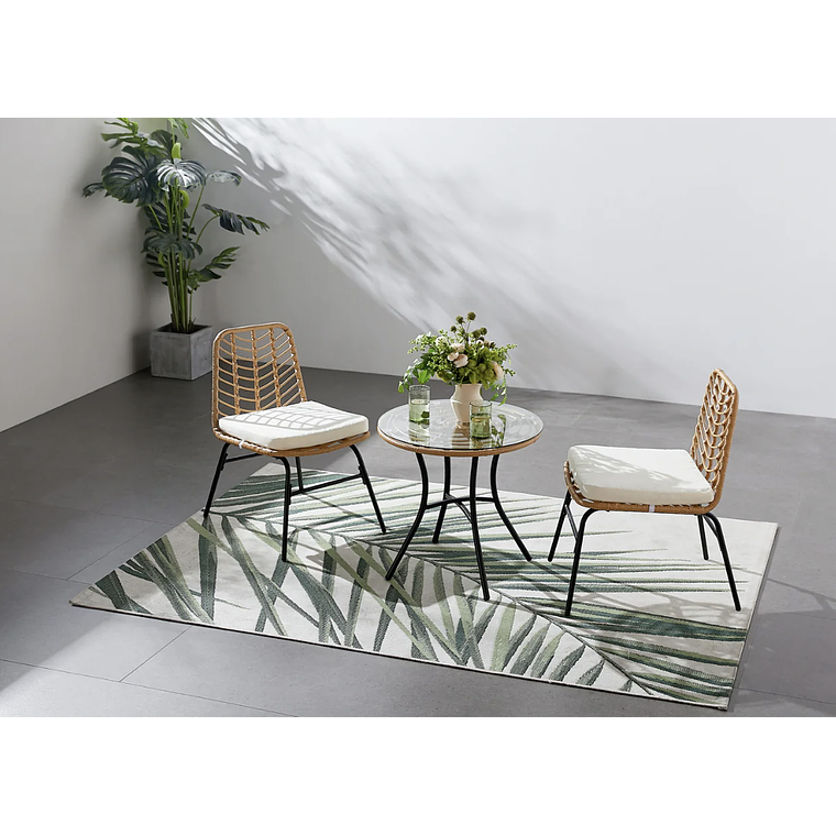 MUEBLES DE BALCÓN DE 2 PLAZAS EFECTO RATÁN 1