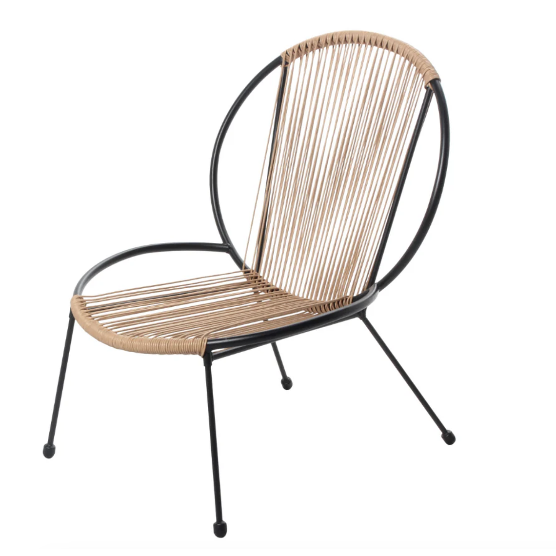 JUEGO DE BALCÓN DE 2 SILLONES + 1 MESA DE CENTRO GRIS BEIGE 3