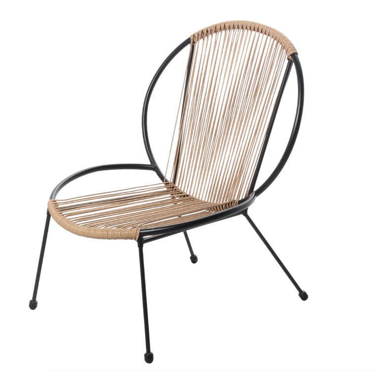 JUEGO DE BALCÓN DE 2 SILLONES + 1 MESA DE CENTRO GRIS BEIGE 3