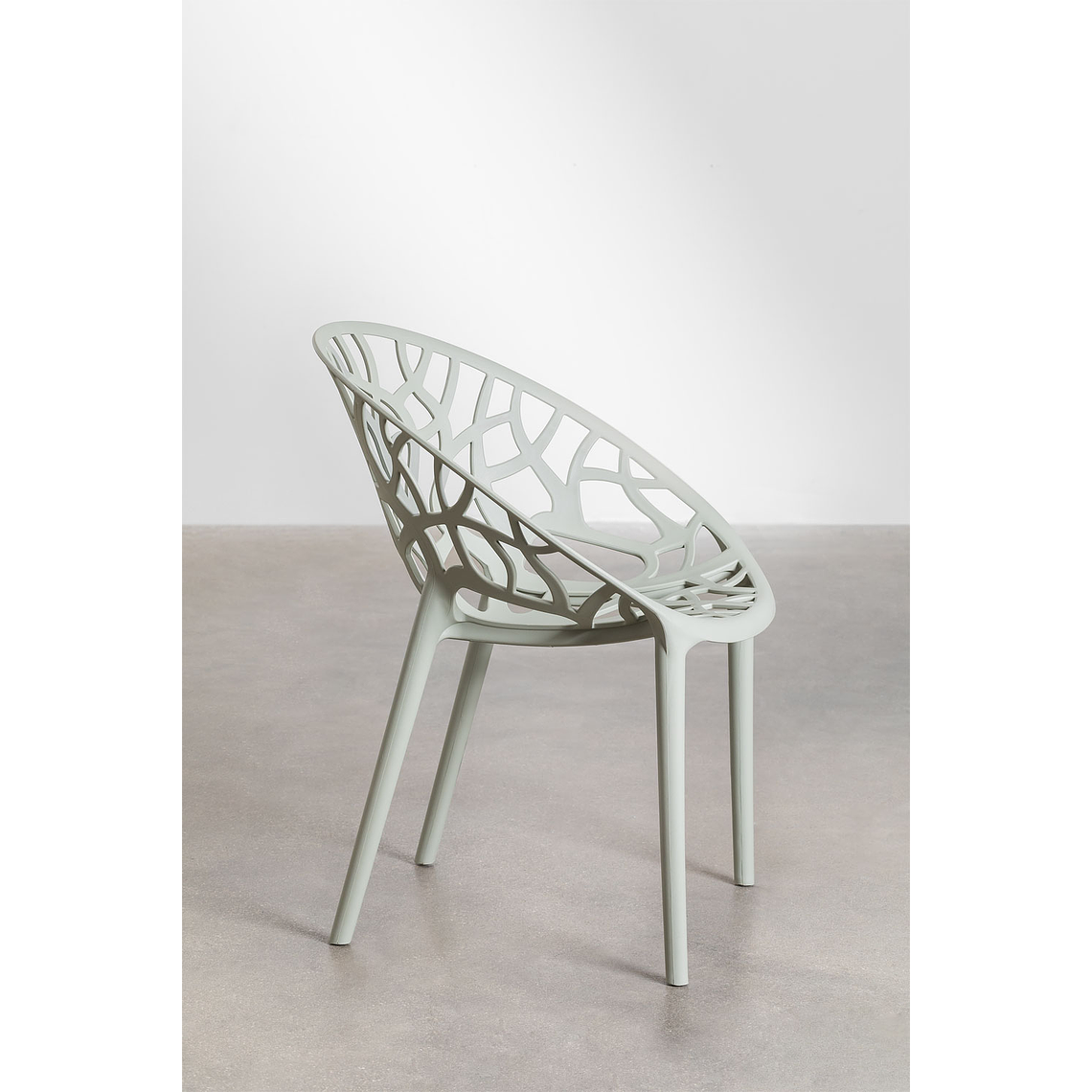 Juego de mesa redonda en aluminio (Ø125 cm) Valerie y 6 sillas de jardín Ores Verde Caqui 6