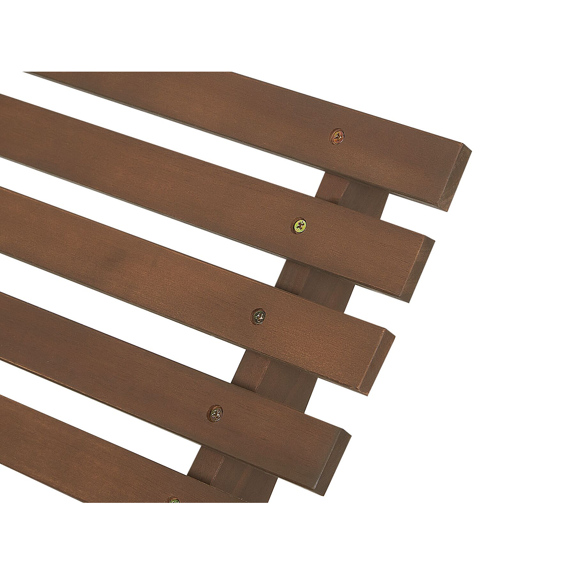 Reposera de jardín de madera de acacia oscura BRESCIA 5