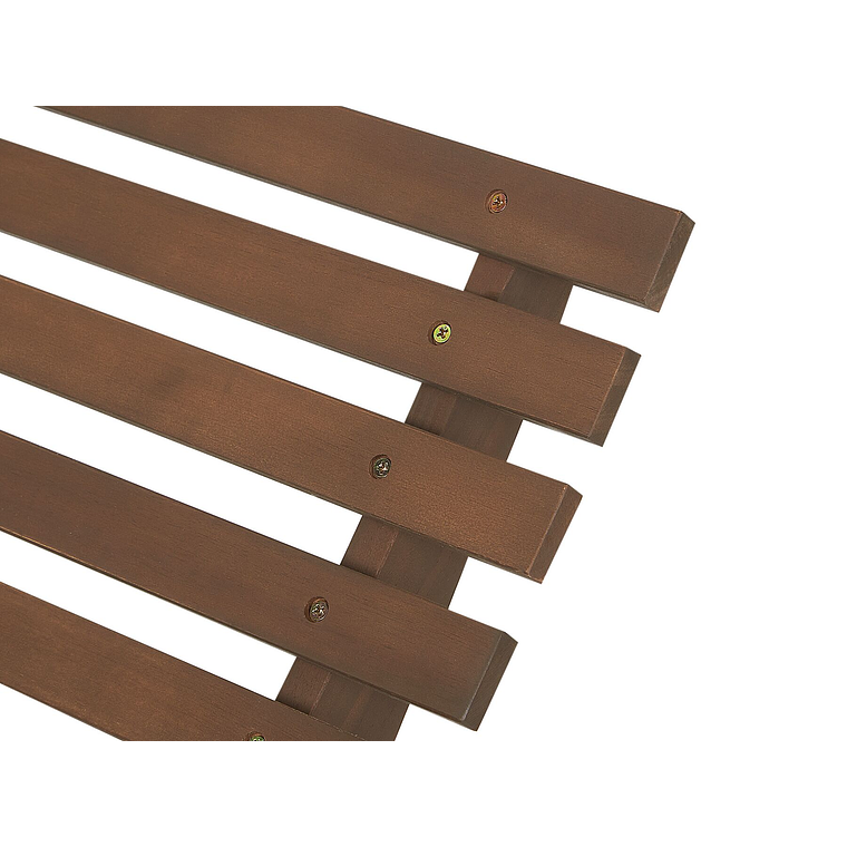 Reposera de jardín de madera de acacia oscura BRESCIA 5