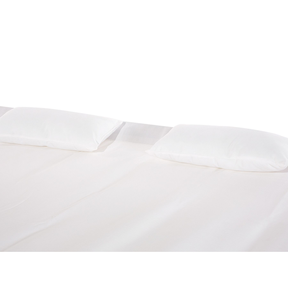 Reposera con cojín Madera Blanco crema TERAMO 23