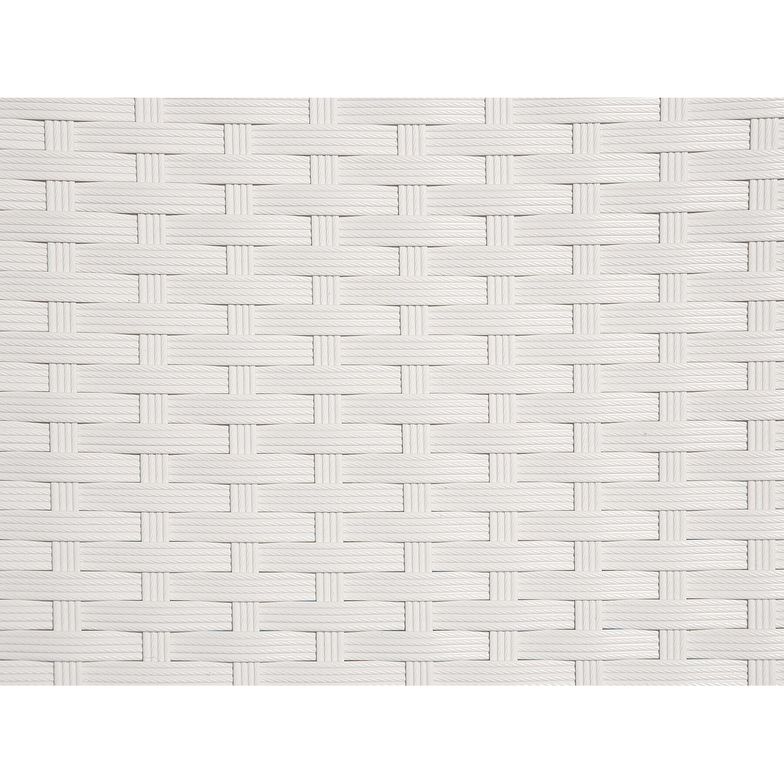 Reposera de jardín de ratán blanca VASTO 11