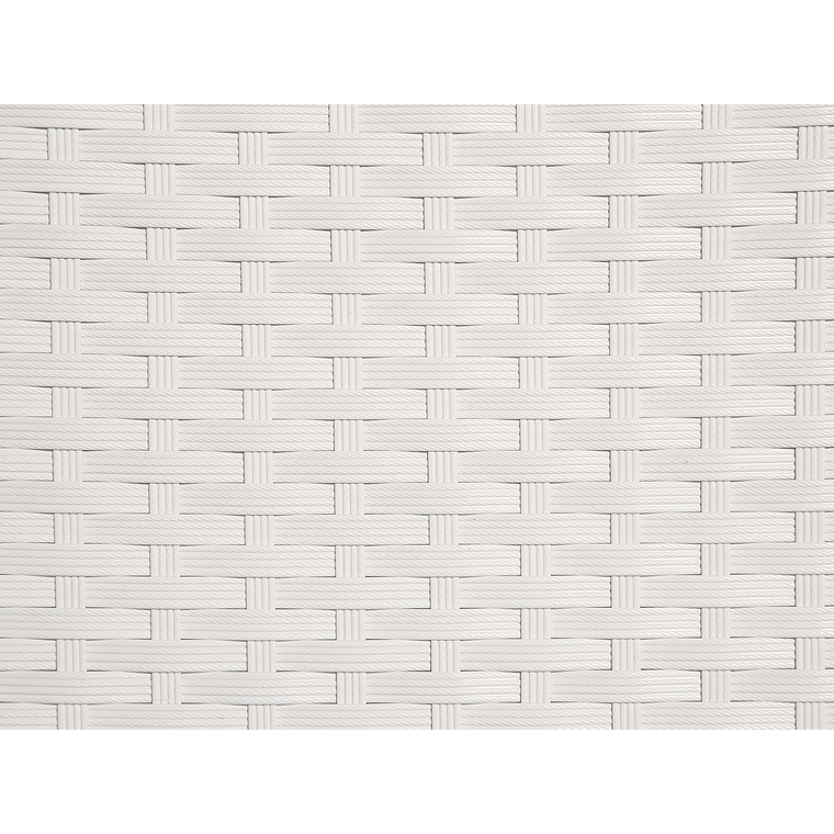 Reposera de jardín de ratán blanca VASTO 11