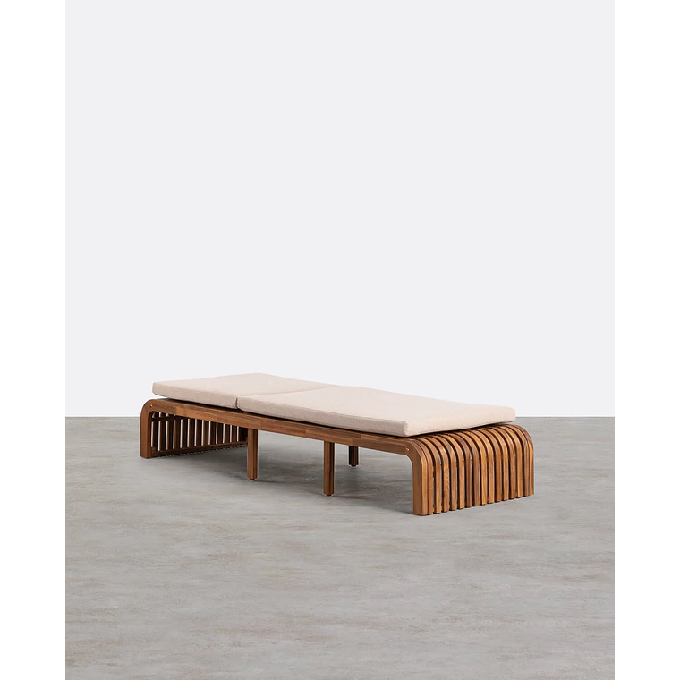 REPOSERA RECLINABLE DE MADERA DE ACACIA HAZAN 2