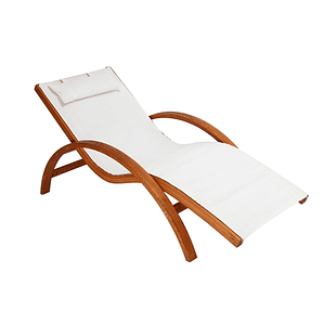 REPOSERA para el sol blanco roto BIARRITZ