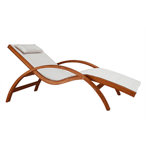 REPOSERA para el sol blanco roto BIARRITZ