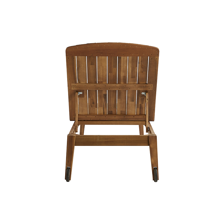 Set de 2 reposeras de acacia maciza CANOPEE 9