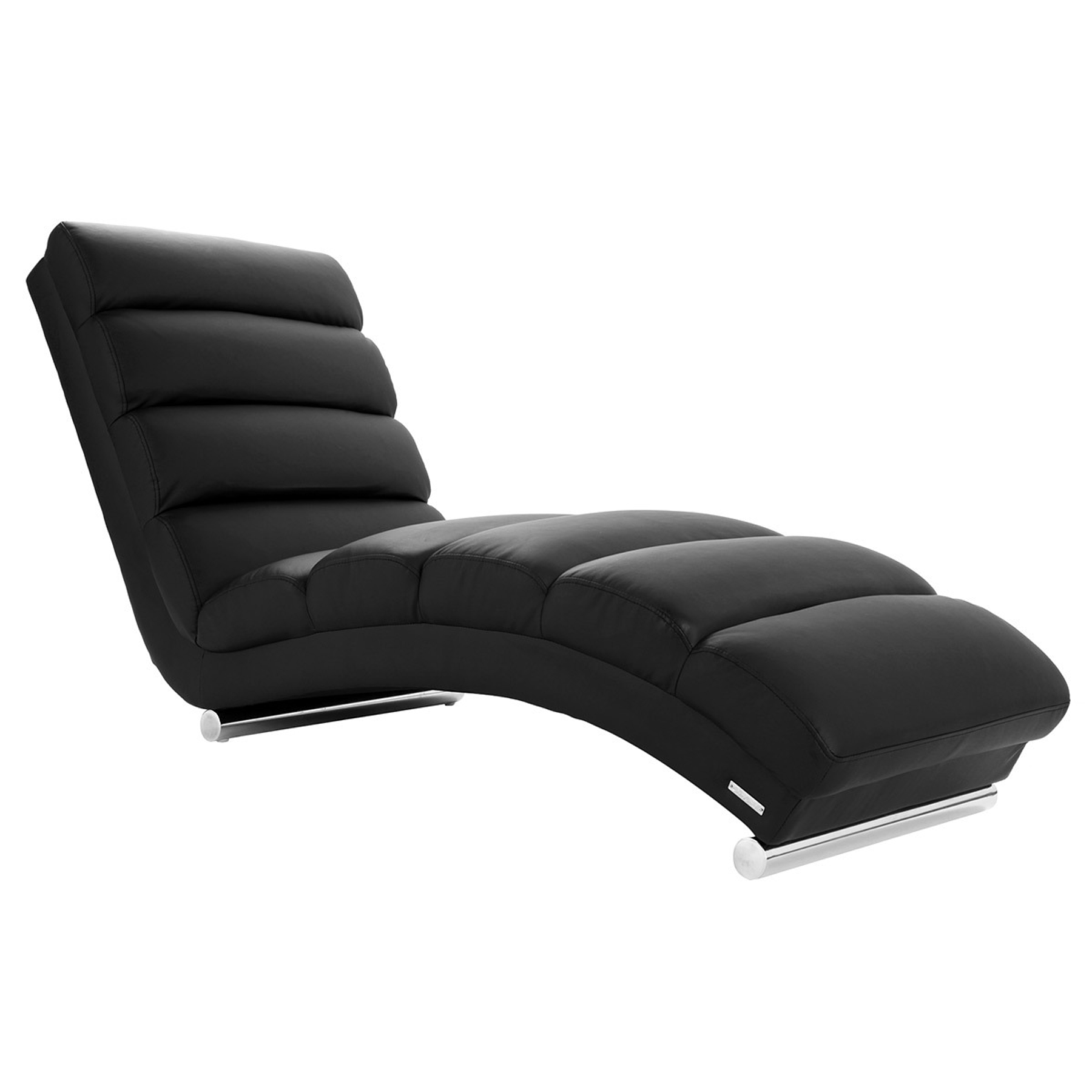 Chaise Longue de diseño negra TAYLOR