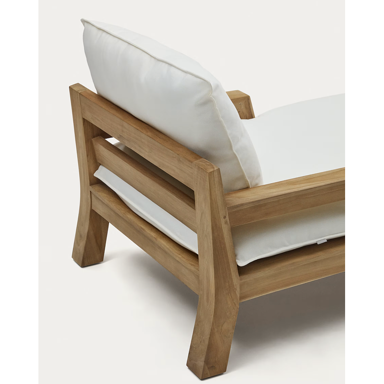 Reposera Forcanera de madera maciza de teca 3