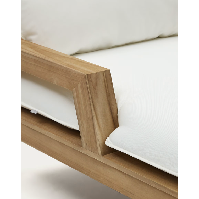 Reposera Forcanera de madera maciza de teca 5