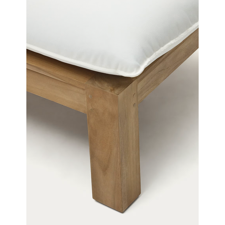 Reposera Forcanera de madera maciza de teca 7