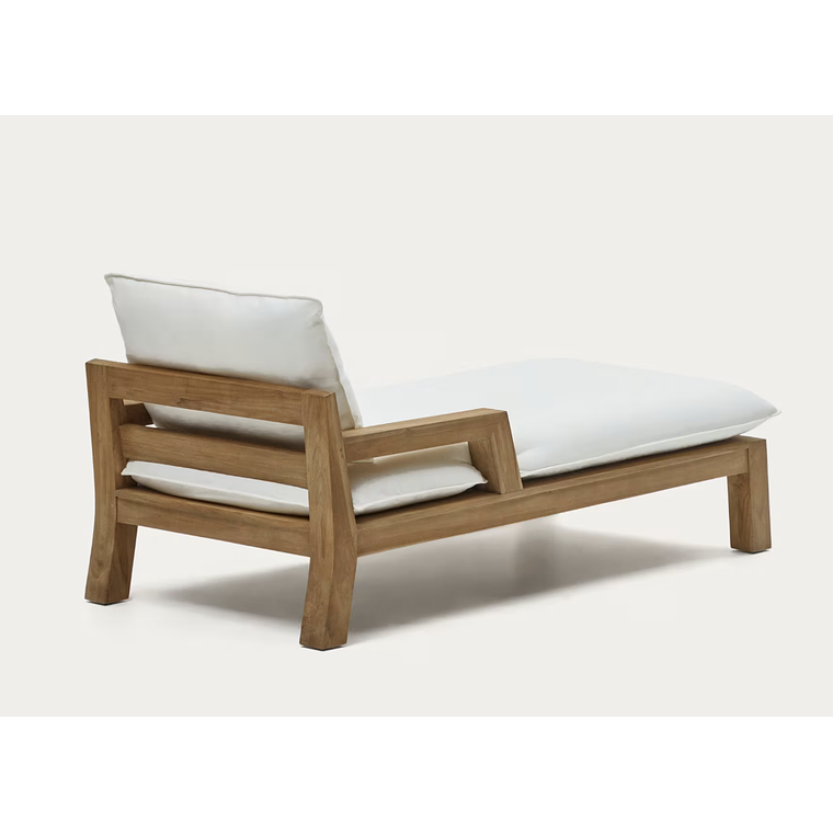 Reposera Forcanera de madera maciza de teca 8