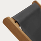 Hamaca plegable de exterior Adredna negro de madera maciza acacia FSC 100% - Miniatura 3