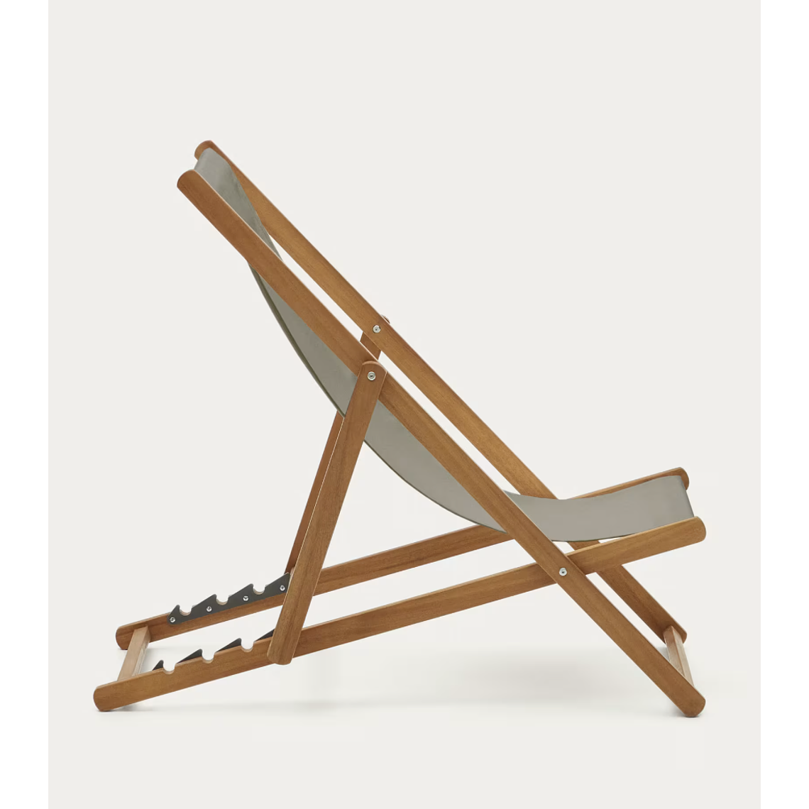 Hamaca plegable de exterior Adredna verde de madera maciza acacia FSC 100% 8