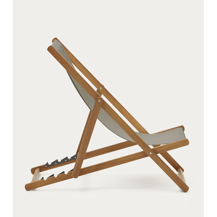 Hamaca plegable de exterior Adredna verde de madera maciza acacia FSC 100% 8