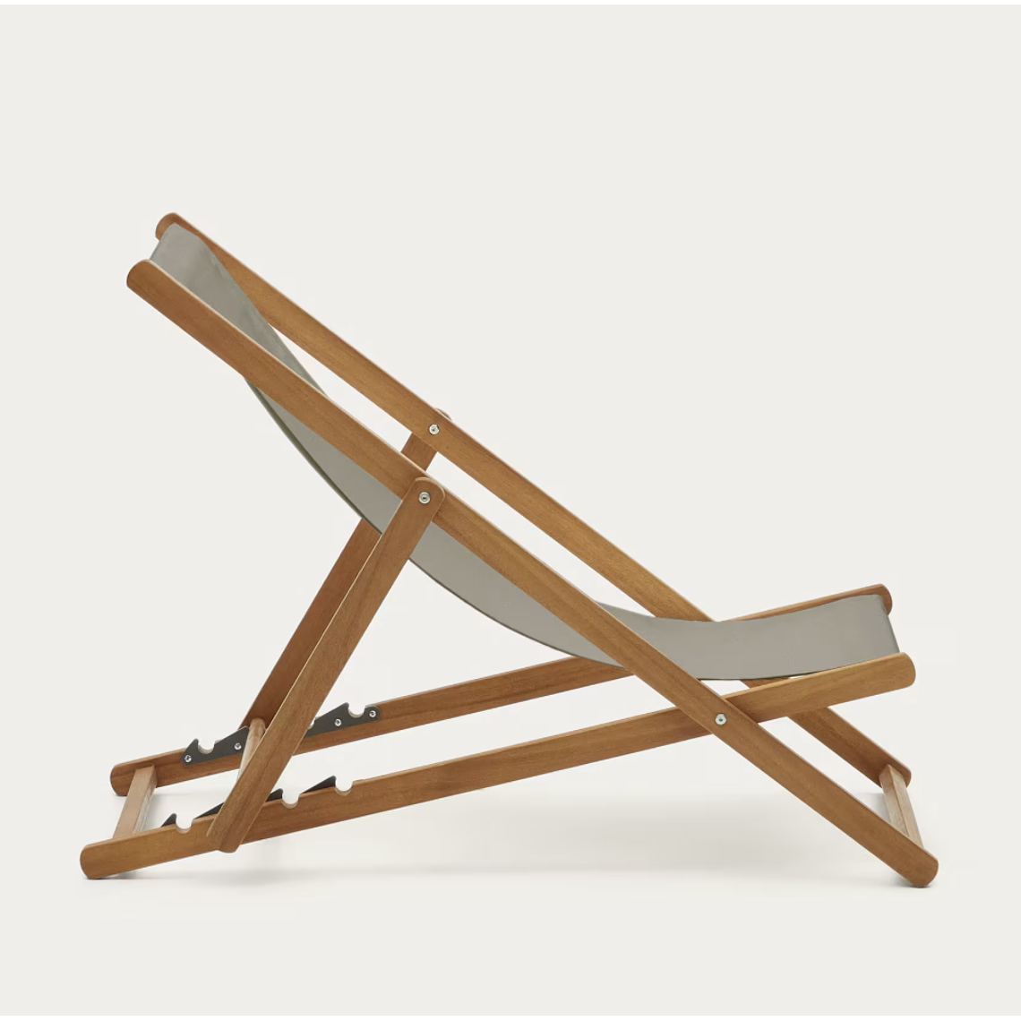 Hamaca plegable de exterior Adredna verde de madera maciza acacia FSC 100% 9