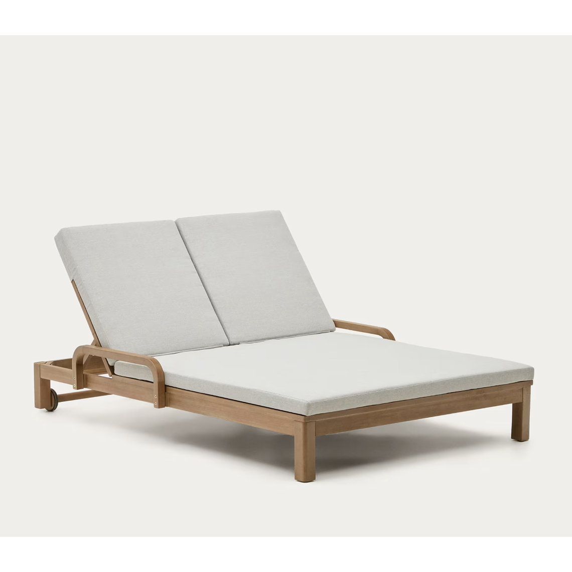 Reposera doble Sonsaura de madera maciza de eucalipto FSC 100% 1