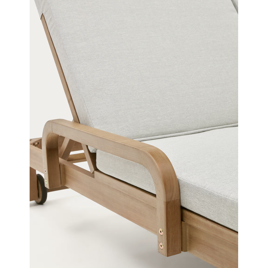 Reposera doble Sonsaura de madera maciza de eucalipto FSC 100% 3