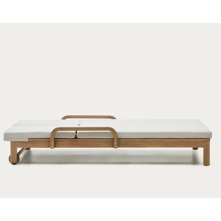 Reposera doble Sonsaura de madera maciza de eucalipto FSC 100% 6