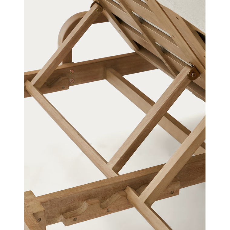 Reposera doble Sonsaura de madera maciza de eucalipto FSC 100% 7