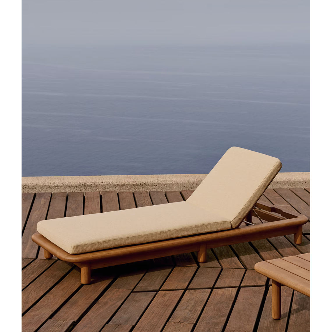 Reposera PREMIUM Turqueta de madera maciza de teca FSC 100% 1