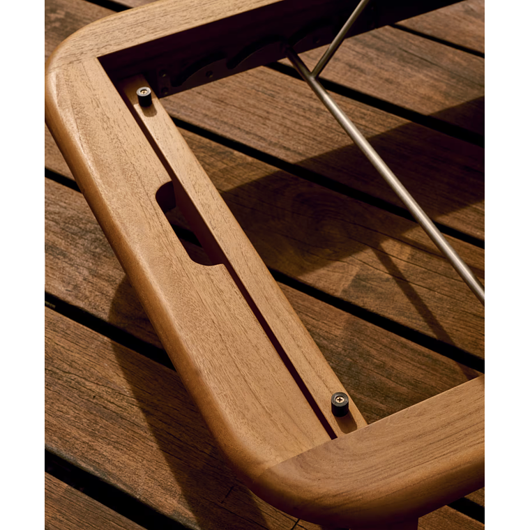 Reposera PREMIUM Turqueta de madera maciza de teca FSC 100% 3